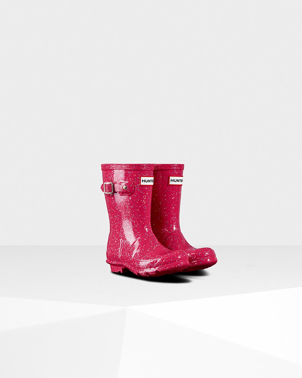 Botas De Agua Original Little Giant Glitter Hunter Niños - Rosas - 789653MWF